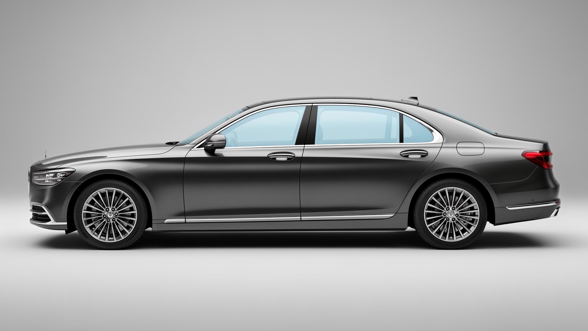 Sedan window tint preview at 20 percent VLT